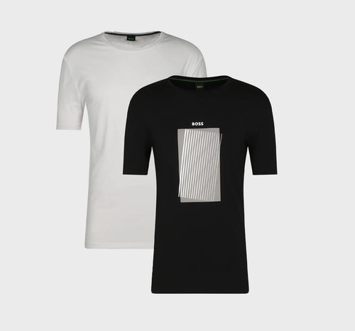 Camiseta Boss de color Noir/Blanc