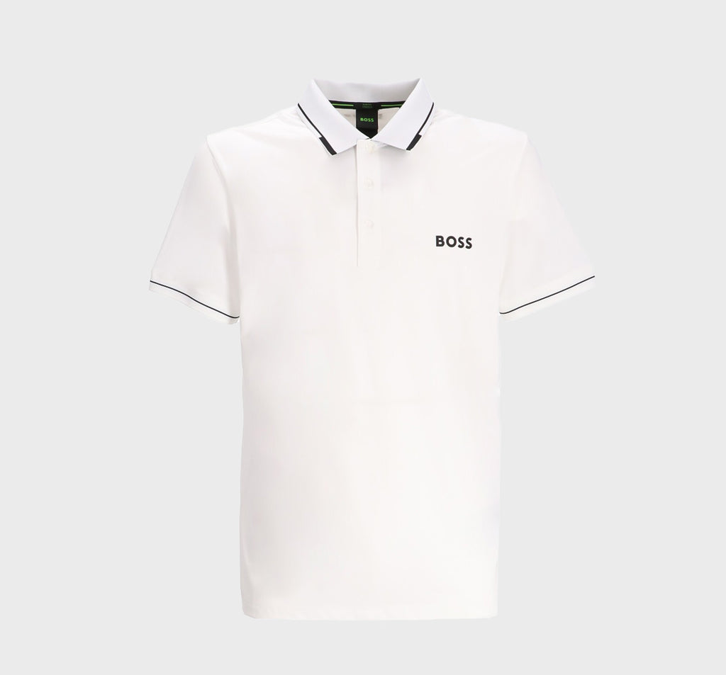 Polo BOSS Paul Pro blanco