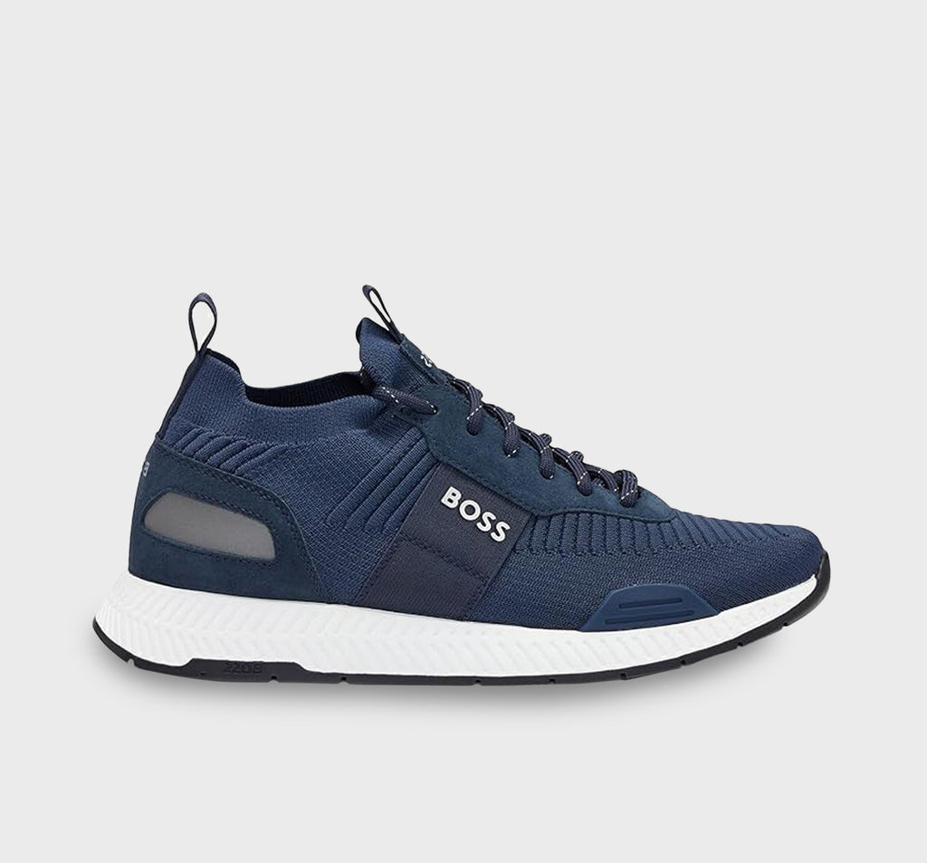 Tenis Titanium Runn Knit (azul)