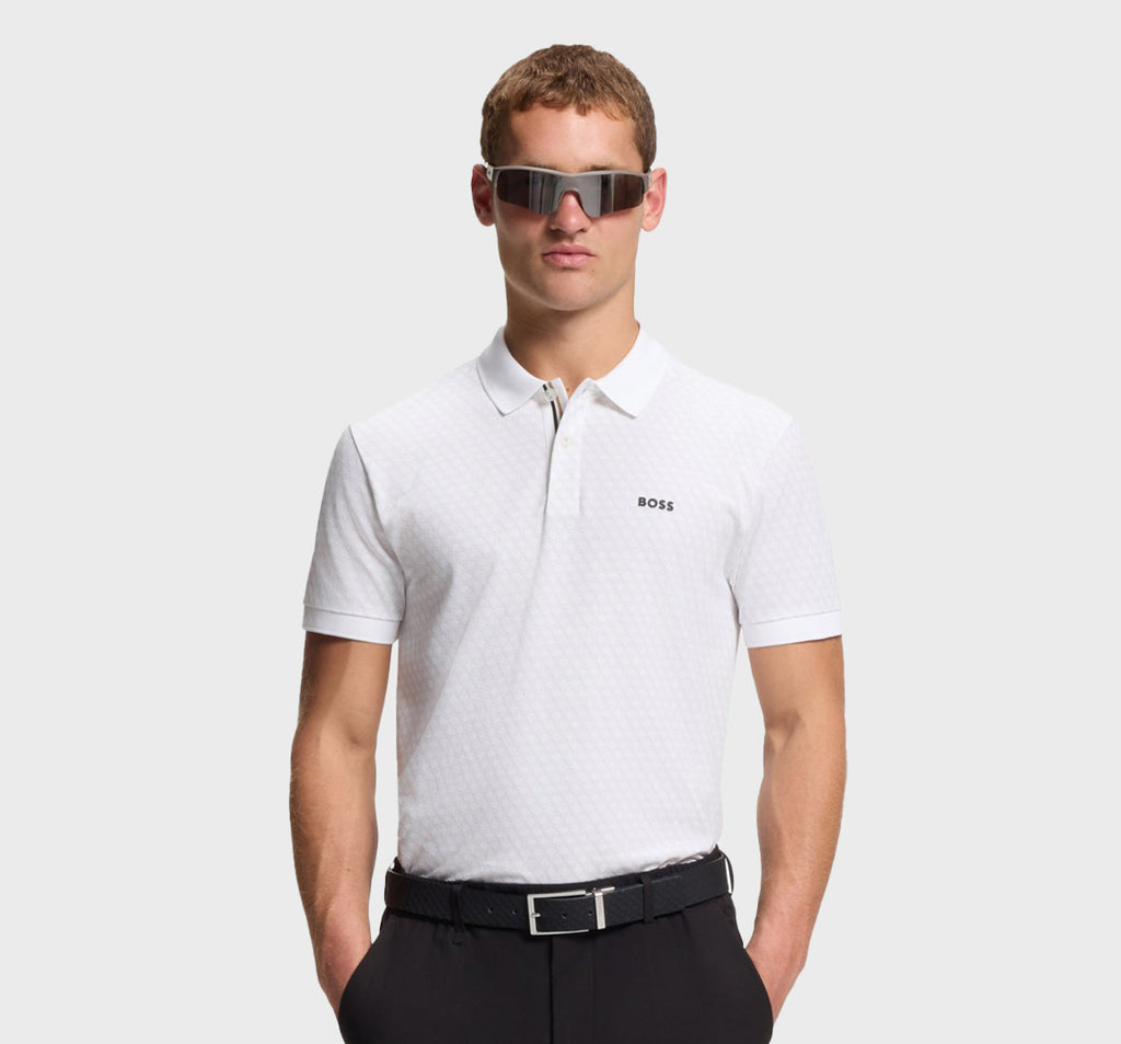 Polo Boss de piqué de algodón