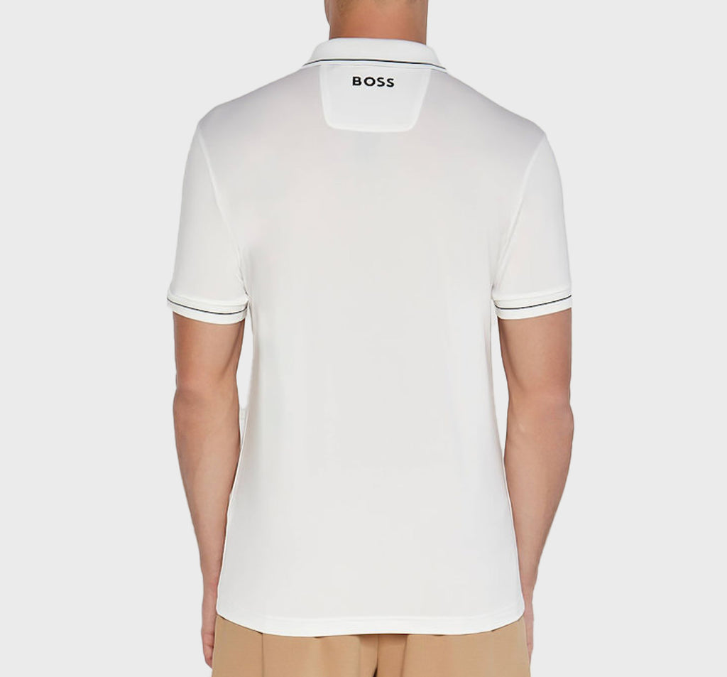 Polo BOSS Paul Pro blanco