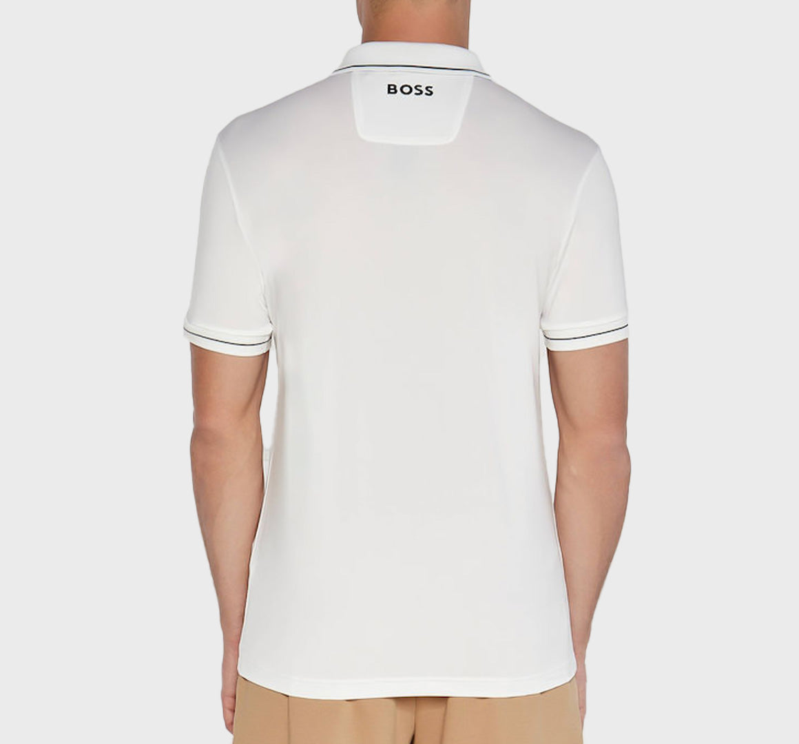 Polo BOSS Paul Pro blanco