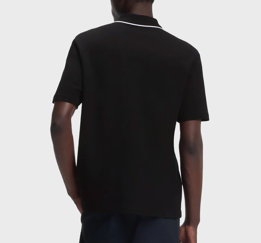 Polo Hugo Negro Hombre