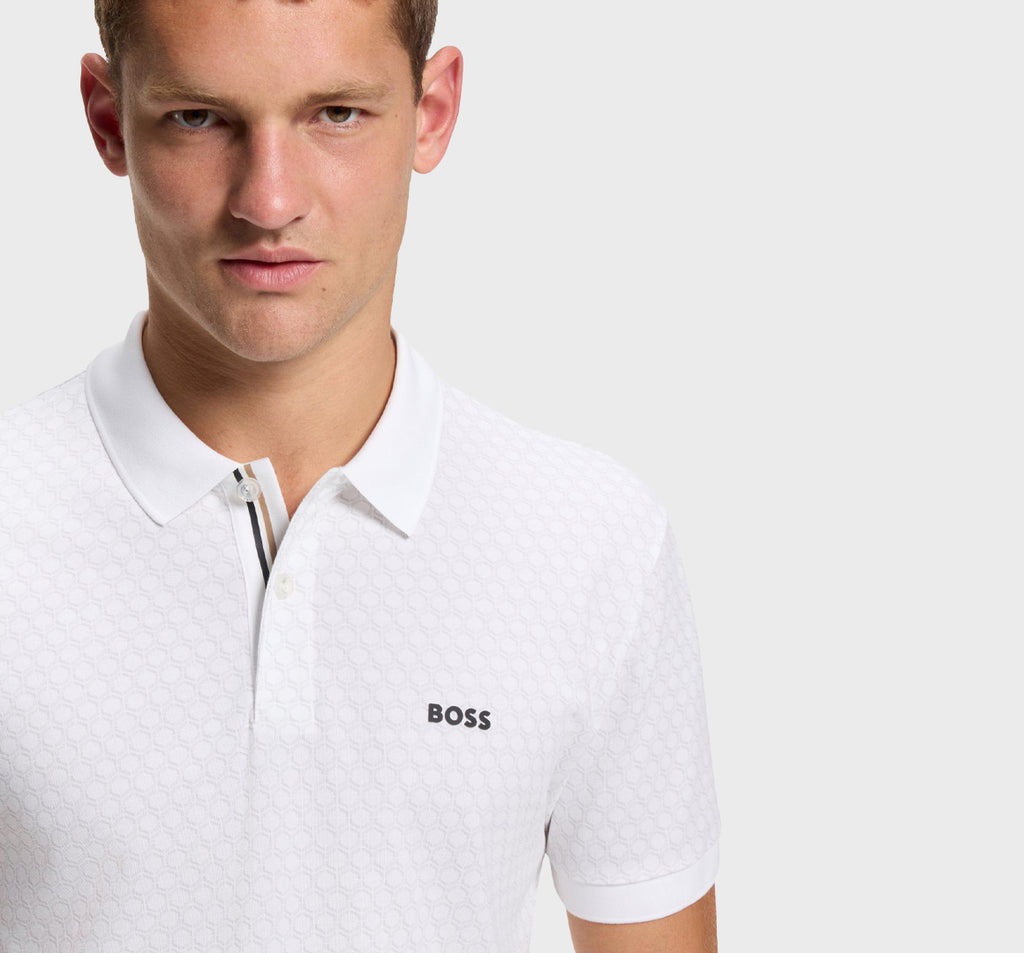 Polo Boss de piqué de algodón