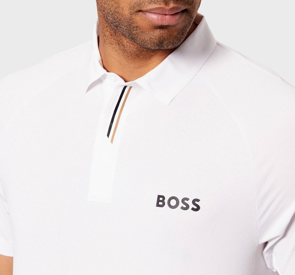 Polo BOSS Pl_goc Paddytech Blanca