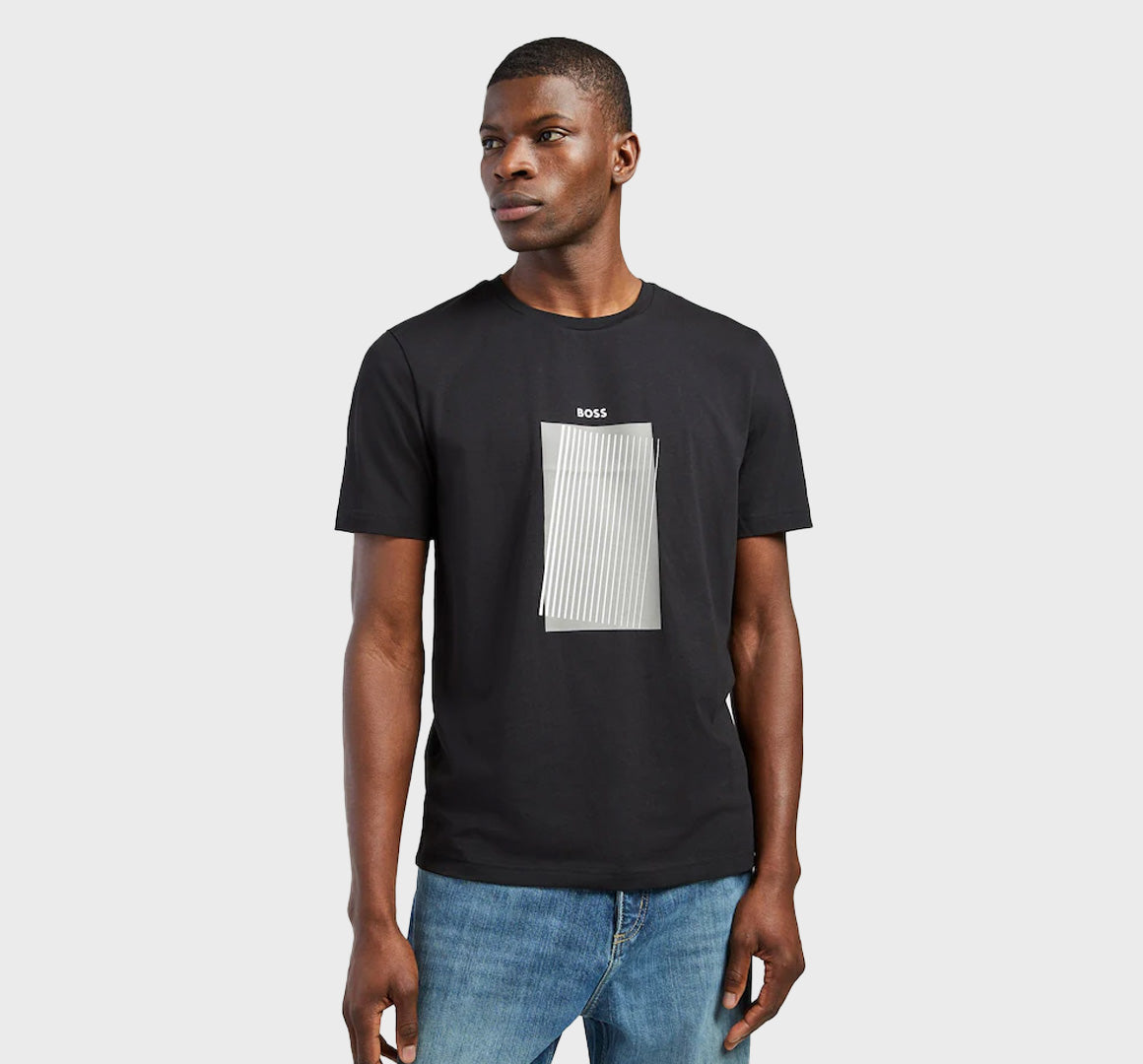 Camiseta Boss de color Noir/Blanc