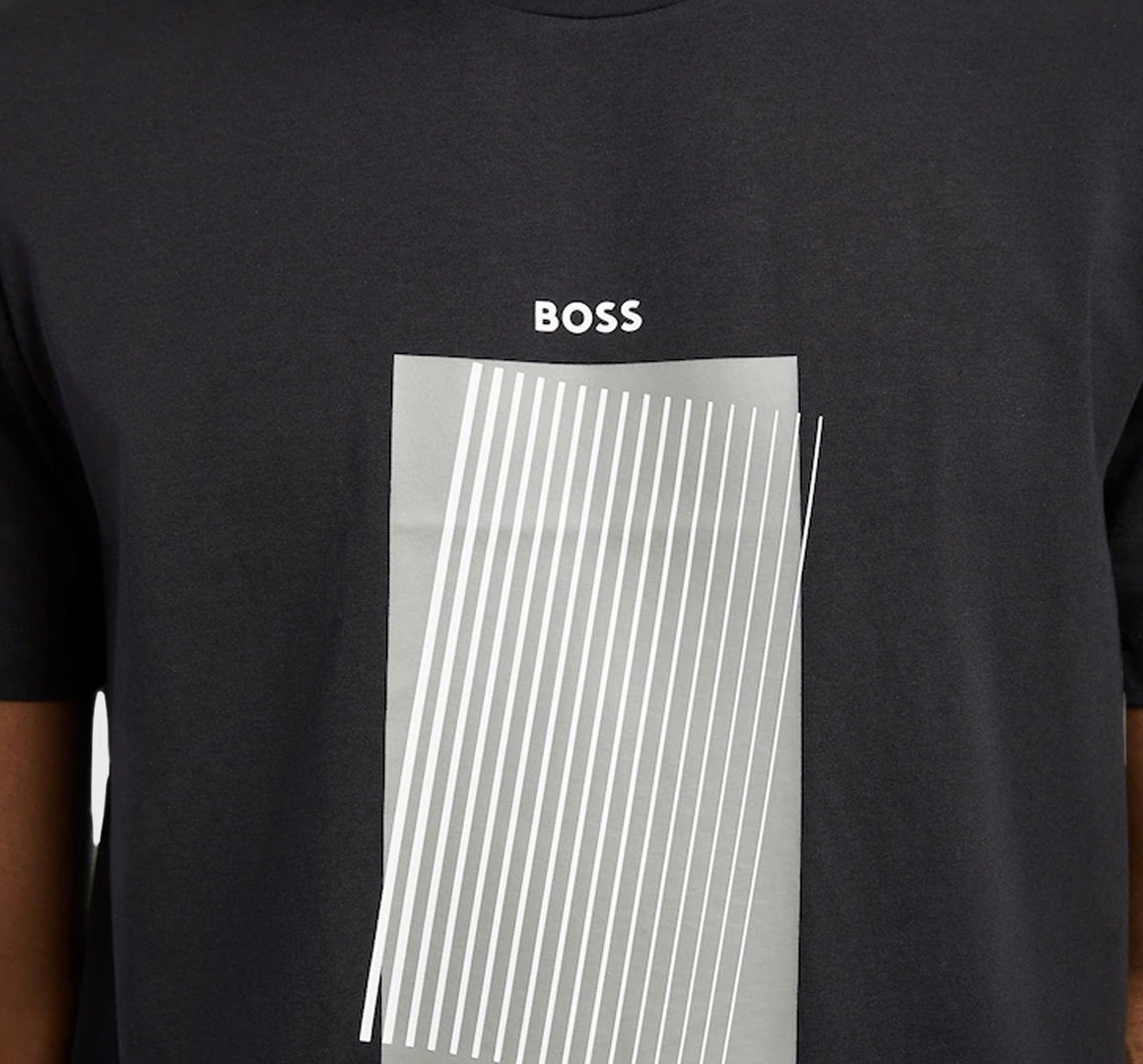 Camiseta Boss de color Noir/Blanc