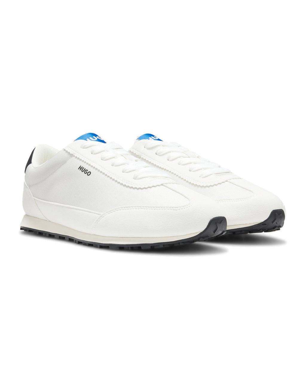 Tenis de tejido texturizado con detalle de estrella