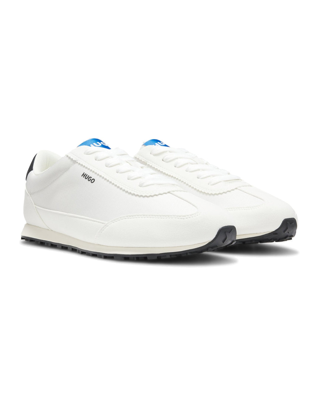 Tenis de tejido texturizado con detalle de estrella